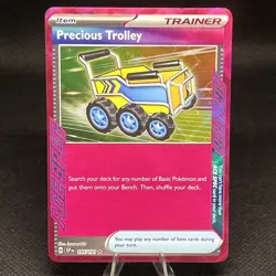 Precious Trolley 185/191 ACE SPEC rare Trainer Pokemon Surging Sparks SV8 NM - Image 1