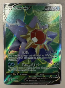 POKEMON TCG Starmie V (Full Art) 166/189 Swsh10: Astral Radiance Holo - Image 1
