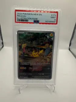 Pokemon TCG - SV3.5 151 - Illustration Rare Pikachu 173/165 - PSA 9 - Image 1