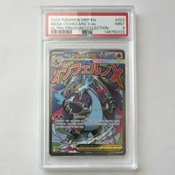 Pokemon Mega Charizard X ex 023 Me: Mega Evolution Promo Holo PSA 9 - Image 3