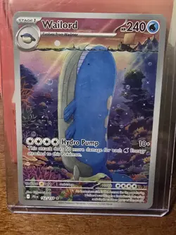 Journey Together Wailord 162/159 Illustration Rare Pokemon NM/M - Image 1