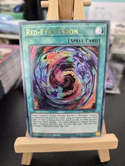 YUGIOH Ultra Rare Red-Eyes Fusion BROL-EN067 1st Edition - Image 1