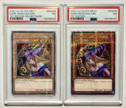 (Set Of 2) Dark Magician Girl SBC1-ENA05/MP24-EN009 •PSA 7 NM• Yu-Gi-Oh! TCG - Image 1