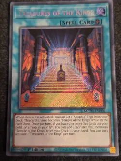 Yugioh Treasures Of The Kings MZTM-EN006 Secret Rare 1st Edition NM - Image 1