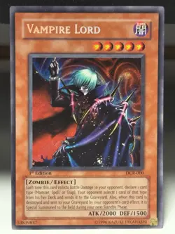 Vampire Lord DCR-000 Dark Crisis 1st Edition Secret Rare #8 - Image 1