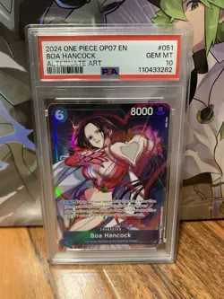 Boa Hancock (Parallel) OP07-051 One Piece 500 Years in the Future - PSA 10 - Image 1