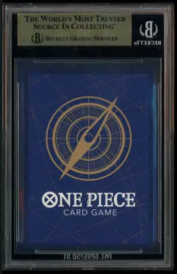 2025 One Piece Promos Chinese #OP08106 Nami Serial SR 3rd Anv Flash Evnt BGS 9.5 - Image 3