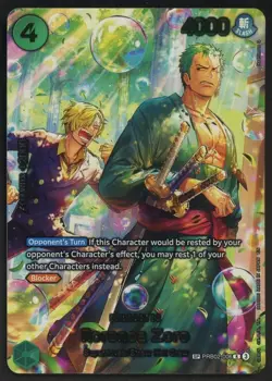 One Piece TCG Roronoa Zoro SP PKB02-006 - Image 1