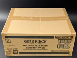 One Piece OP14-EB04 The Azure Sea's Seven English 12 Booster Box Case Sealed - Image 1