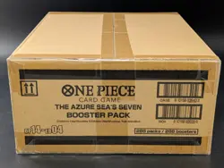 One Piece OP14-EB04 The Azure Sea's Seven English 12 Booster Box Case Sealed - Image 2