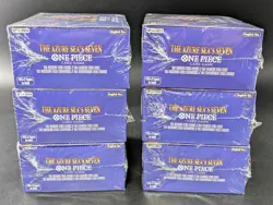 Lot 6x One Piece OP-14 The Azure Sea's Sea's Seven English Booster Boxes Sealed - Image 4
