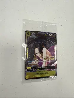 One Piece Boa Hancock Release Event Winner P-115 Sealed Holo Stamp NM - Image 1