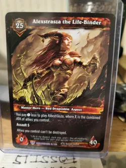 Alexstrasza the Lifebinder x1 Worldbreaker World of Warcraft TCG WOW Master Hero - Image 1