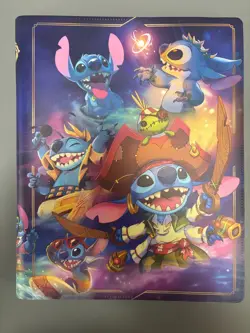 Disney Lorcana Azurite Sea Stitch Collector's Gift Set Portfolio New - Image 1