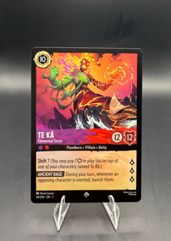 Disney Lorcana Te Ka – Elemental Terror – Non-Foil Super Rare – Villain NM - Image 1