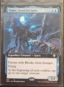 Timin, Youthful Geist Extended Art NM VOWC Magic the Gathering MTG - Image 1