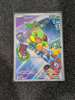 Pokemon Card 2026 TURTWIG First Partner Illustration Collection Rare Promo 040 - Image 1