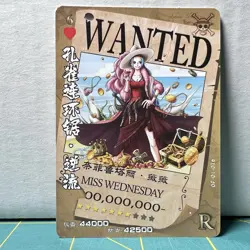 Miss Wednesday R OP-01-076 One Piece Anime TCG CCG Anime Card - Image 1