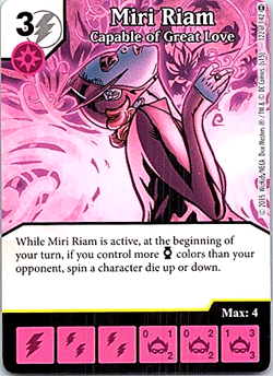 DC Dice Masters War Of Light Card & Dice #122 Miri Riam Capable Of Great Love - Image 1