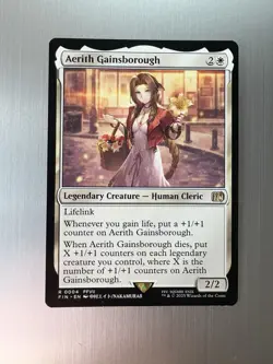 Aerith Gainsborough - 4 - Magic: Final Fantasy MTG - Rare - Regular - FFVII - Image 1