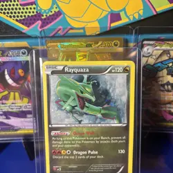Rayquaza XY64 XY Black Star Promo Holo Pokemon Card HP - Image 3