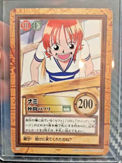 BANDAI One Piece Hyper Battle NAMI SCARCE C76 EARLY CARD VINTAGE LUFFY CREW - Image 1