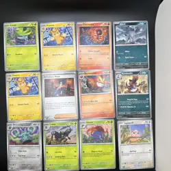 Pokemon Card 2025 Lot 12 Jigglypuff Gloom Krookodile Pawmo Lotad Absol Lokix - Image 1