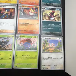 Pokemon Card 2025 Lot 12 Jigglypuff Gloom Krookodile Pawmo Lotad Absol Lokix - Image 3