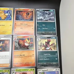 Pokemon Card 2025 Lot 12 Jigglypuff Gloom Krookodile Pawmo Lotad Absol Lokix - Image 4