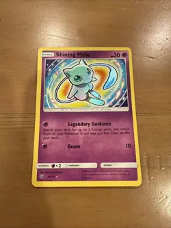 Pokemon TCG Shining Mew Holo Rare Card 40/73 Shining Legends - Image 1