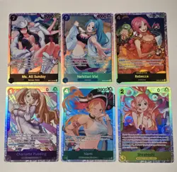One Piece TCG Lot Of SR Cards English Nami Robin Vivi - Image 1