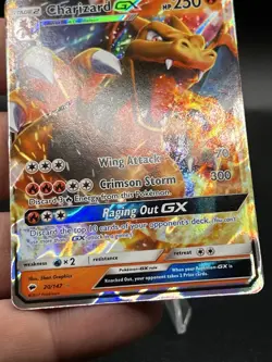 Pokemon TCG Charizard GX Holo Ultra Rare Card Burning Shadows 20/147 NM BK3 - Image 2
