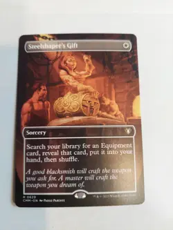 Steelshaper's Gift (Borderless) Commander Masters Regular - Image 1