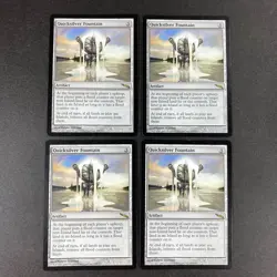 Set of x4, MTG Quicksilver Fountain Mirrodin Regular - Image 1