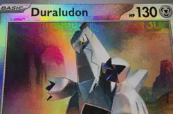 ✨CRAZY Texture Shift ERROR Pokemon Card Duraludon Pokeball Prismatic Evolutions✨ - Image 2