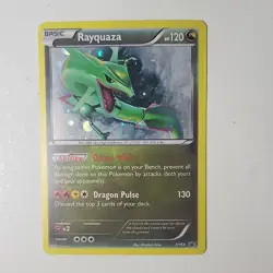 Pokemon TCG Rayquaza XY64 Promo Holo Basic Card XY Set HP120 English - Image 1