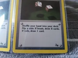 2 cards Trainer Gambler 60/62 | Fossil Set | Vintage 1999 | LP-NM | WOTC - Image 5