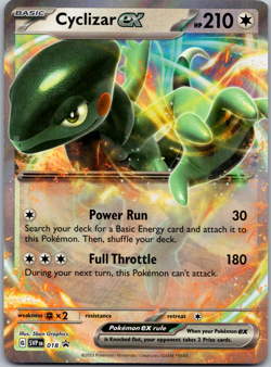 Pokemon Cyclizar ex 018 Sv: Scarlet & Violet Promo Cards Holo - NM - Image 1