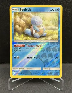 Squirtle 22/181 SM Team Up Reverse Holo Pokemon Card - Image 1