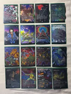 Teenage Mutant Ninja Turtles TMNT MTG Source Material Foil 16 Card Lot - Image 1