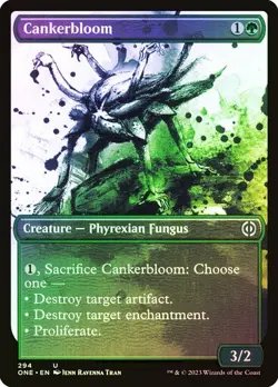 Cankerbloom (Showcase Foil) - Uncommon - All Will Be One - Magic MTG NM - Image 1