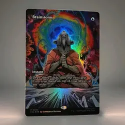 MTG - Brainstorm - Borderless Mythic 004 Teenage Mutant Ninja Turtles - Image 3