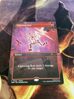Lightning Bolt | Standard Showdown Promo PRM | MTG | TMNT | Borderless - Image 3