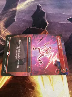 Lightning Bolt | Standard Showdown Promo PRM | MTG | TMNT | Borderless - Image 4
