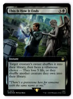 This Is How It Ends (Extended Art) 373 Universes Beyond: Doctor Who Foil NM - Image 1