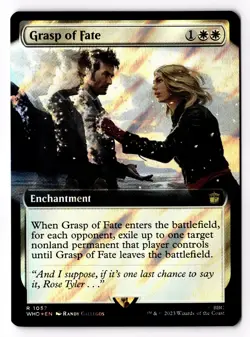 Grasp of Fate (Extended Art) (Surge Foil) 1057 UB: Doctor Who Foil NM - Image 1