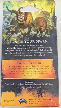 Magic the Gathering 2014 Core Set BESTIAL STRENGTH Intro Pack New Mono Green - Image 3