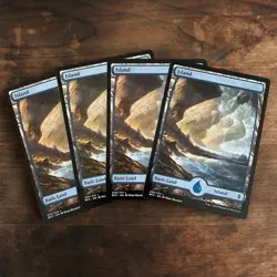 Island 255 Full Art Land BFZ x4 Magic The Gathering MTG Near Mint - Image 1