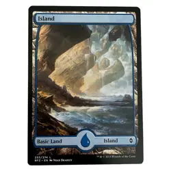 Island 255 Full Art Land BFZ x4 Magic The Gathering MTG Near Mint - Image 2