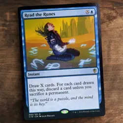 Read the Runes - Commander 2016 - Magic The Gathering MTG - Rare - NM - Image 1